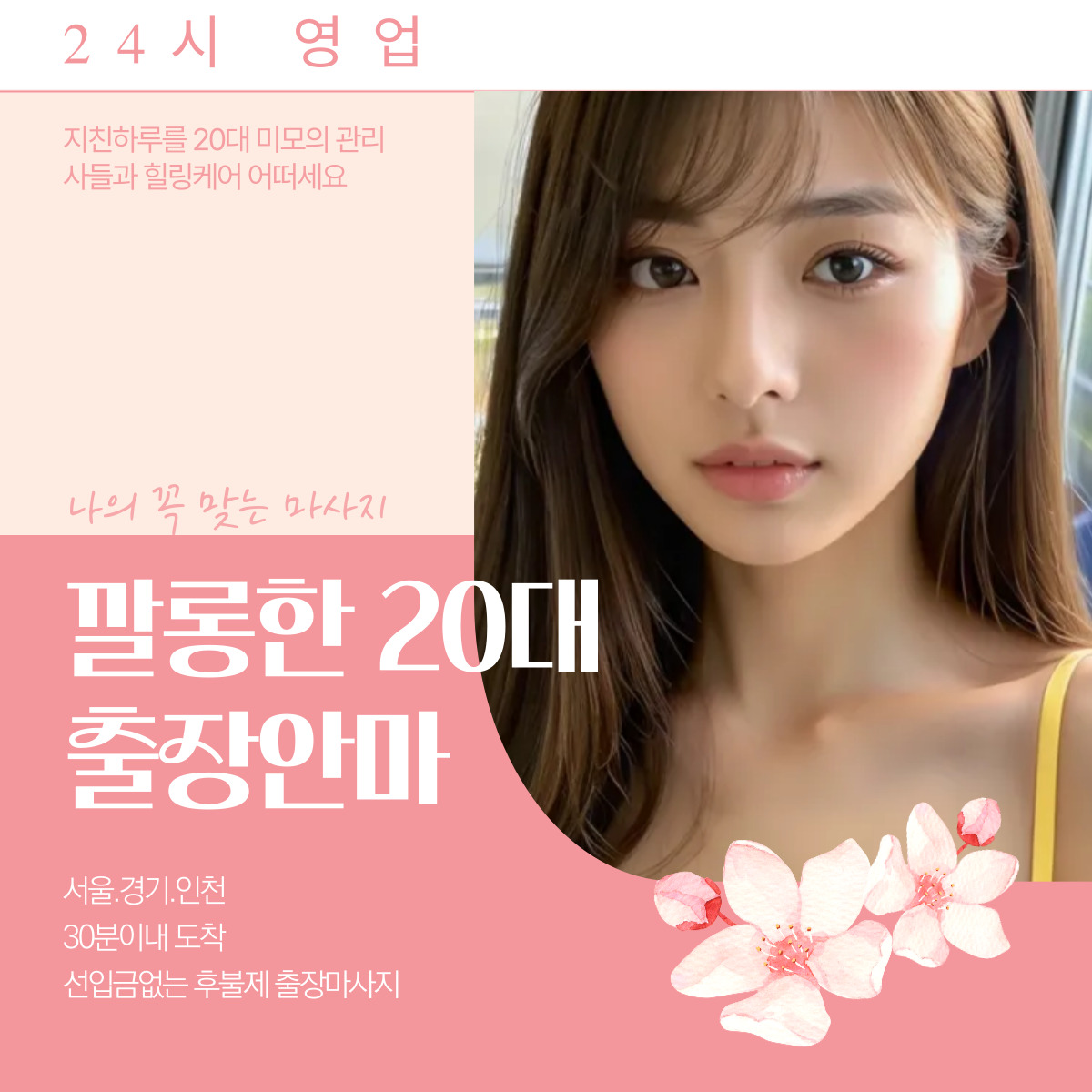 도곡동 출장마사지 20대 전문 관리사