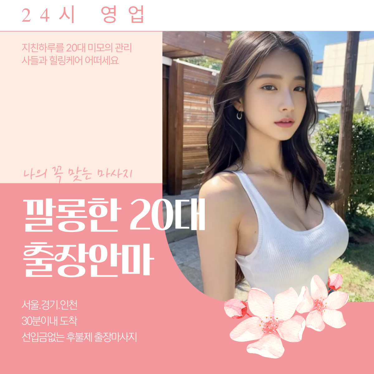 동작동 출장마사지 20대 전문 관리사