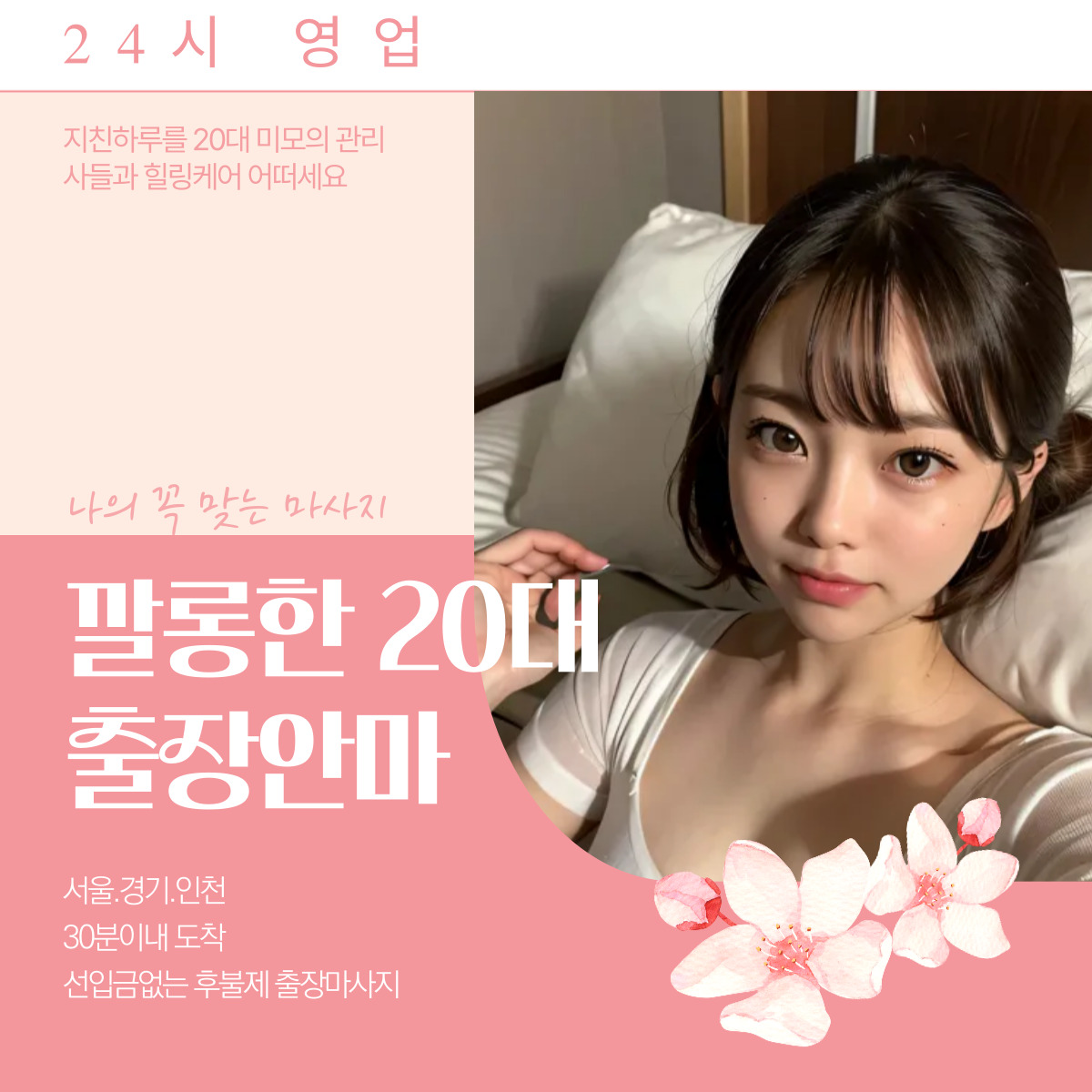 고덕동 출장마사지 20대 전문 관리사