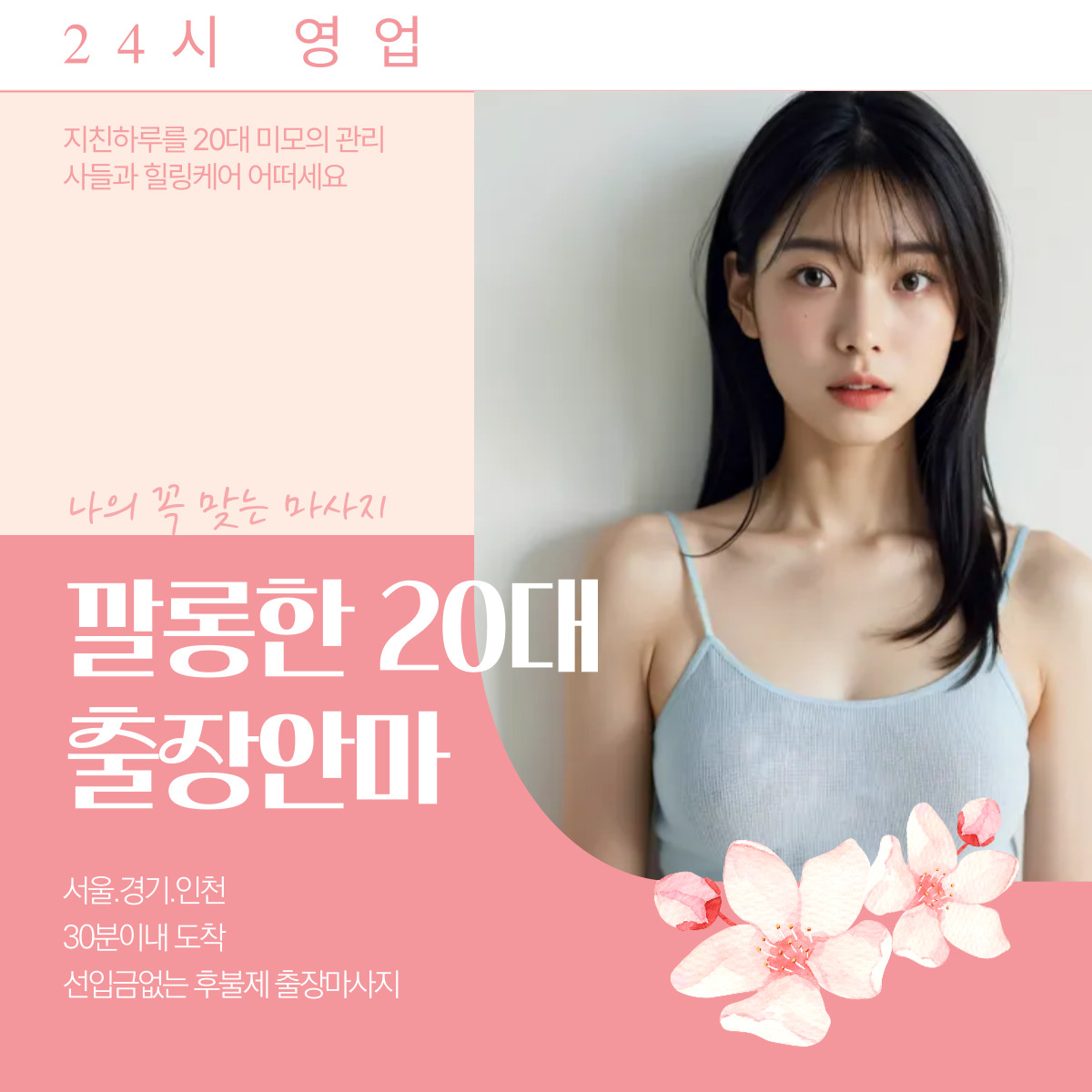 잠원동 출장마사지 20대 전문 관리사